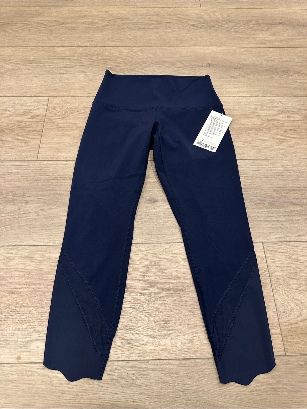lululemon athletica Navy Wunder Under HR Crop